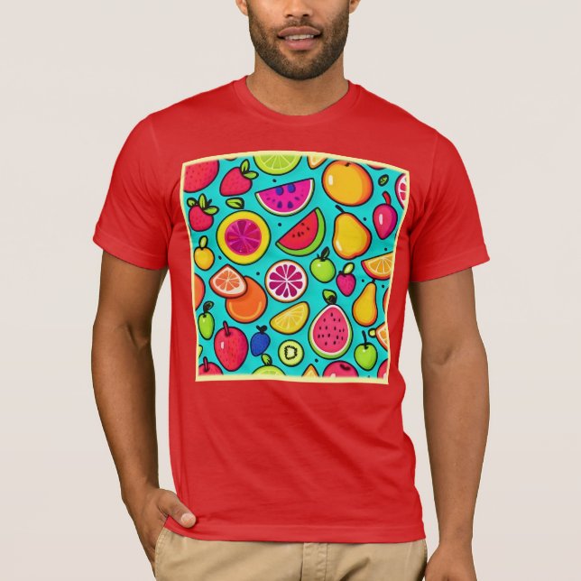 Camiseta Padrão de Delight Fruity (Frente)