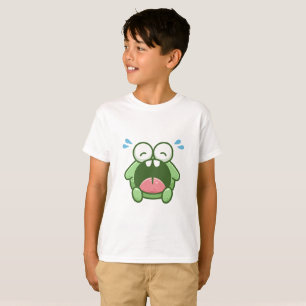 Camiseta Padrão de desenho verde