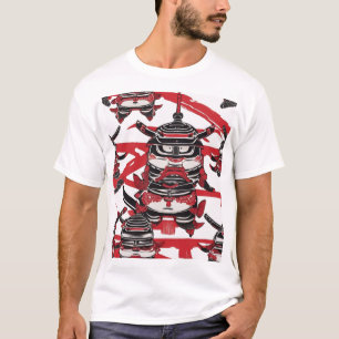 Camiseta Padrão de Design Tradicional Japonês 0015