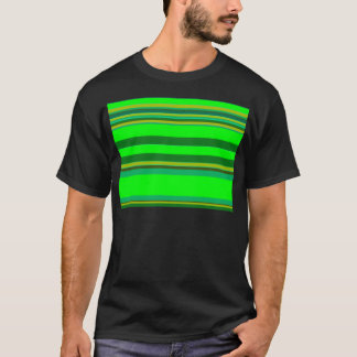 Camiseta Padrão de Designer Personalizado de Faixa Verde Co