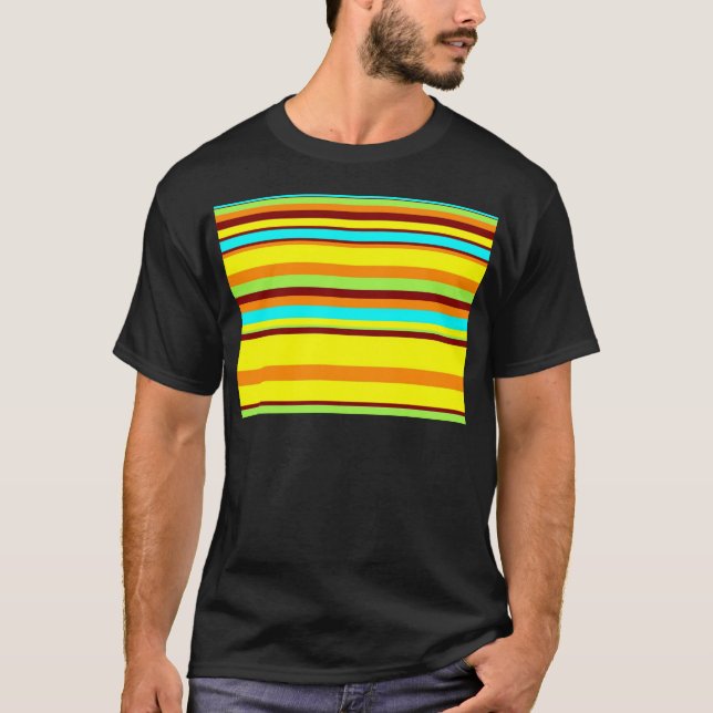 Camiseta Padrão de distribuição de designer personalizado c (Frente)