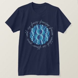 Camiseta Padrão De Espírito De Gelo