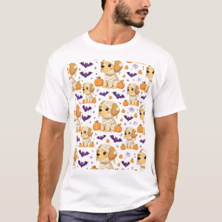 Camiseta Padrão de Fantasia de Cachorro de Halloween de Mam