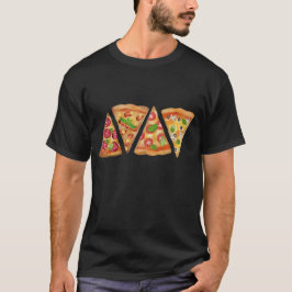 Camiseta Padrão de fatias de pizza