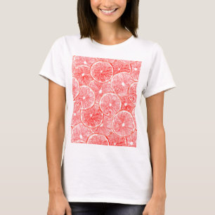 Camiseta Padrão de fatias de toranja d'água