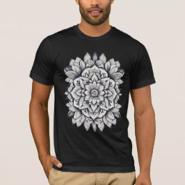 Camiseta padrão de flores