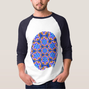 Camiseta Padrão de Flores de Furos