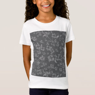 Camiseta Padrão de Flores Sinistras 3