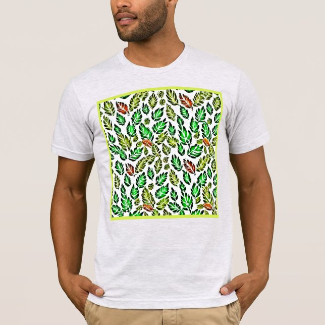 Camiseta Padrão de Folgas de Cores Válidas (Frente)