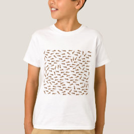 Camiseta Padrão de formigas bonitas
