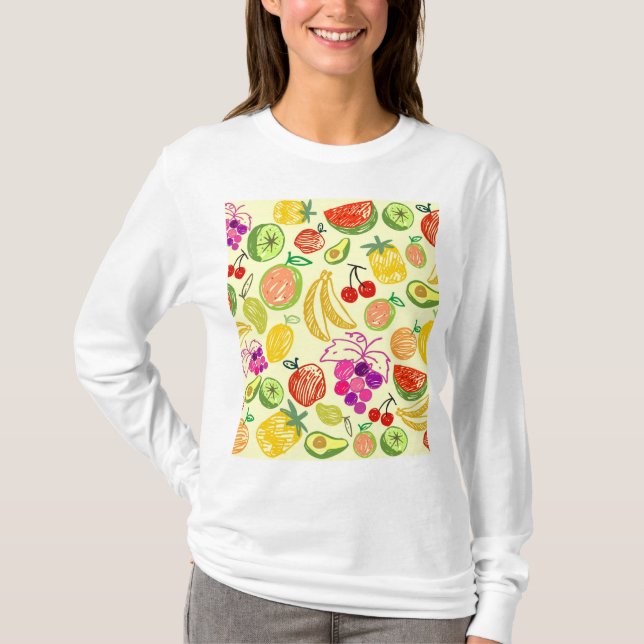 Camiseta Padrão de Fruidade (Frente)