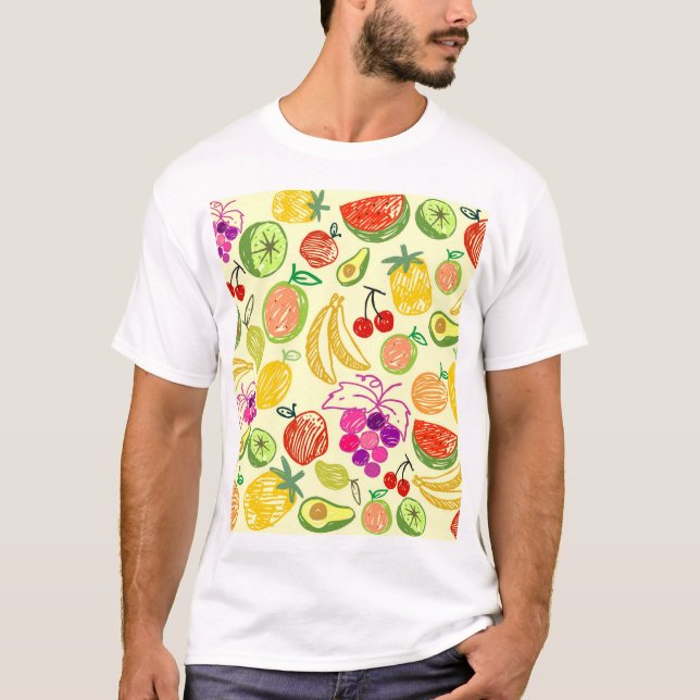Camiseta Padrão de Fruidade (Frente)