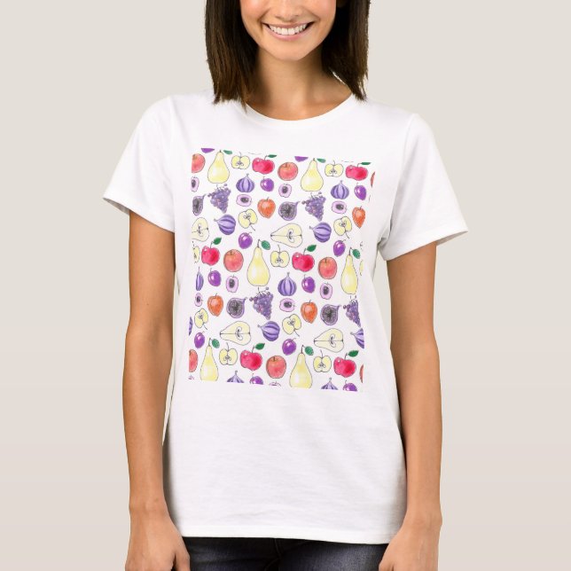 Camiseta padrão de fruta (Frente)