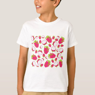 Camiseta Padrão de Fruta Dragão