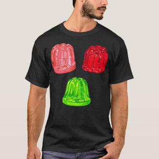 Camiseta Padrão de gelatina natalina