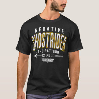 Camiseta Padrão de Gun Negativo Superior do Ghostrider é Te