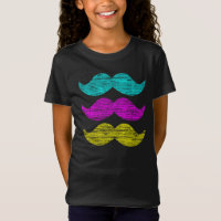 Padrão de Impressão de Bigode em Cor CMY