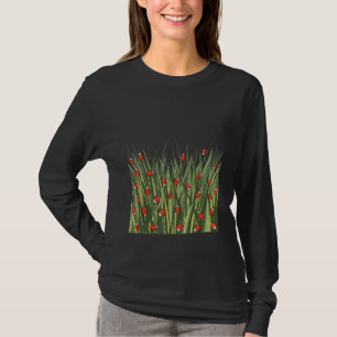 Camiseta Padrão de Joaninha