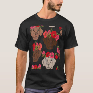 Camiseta Padrão de Labrador Retriever Elegante Cão de Labor