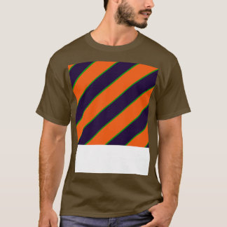 Camiseta Padrão De Laranja E Roxo Spooky