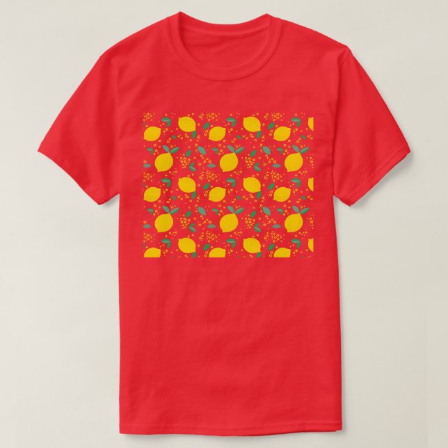 Camiseta Padrão de limão 1 (Frente do Design)