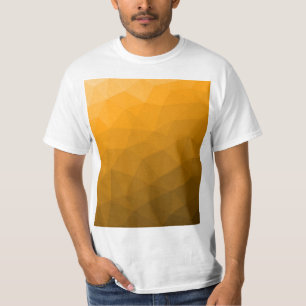 Camiseta Padrão de malha geométrica do gradiente laranja