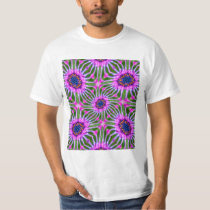 Camiseta Padrão de margarida estética