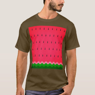 Camiseta Padrão de melancia Comida de Verão