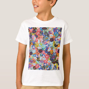 Camiseta Padrão de Montagem do fruta Sticker