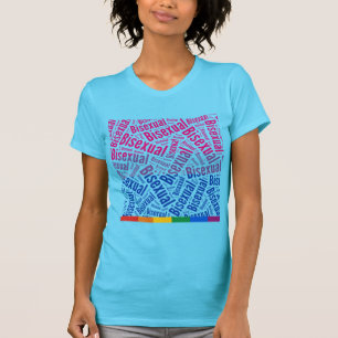 Camiseta PADRÃO DE PADRÃO DE PALAVRA BISEXUAL -.png