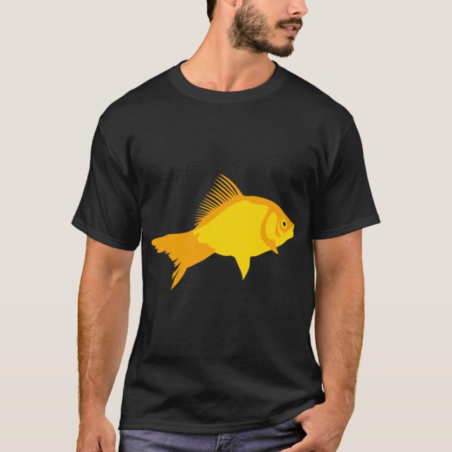 Camiseta padrão de peixe (Frente)