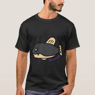 Camiseta Padrão de peixe excêntrico