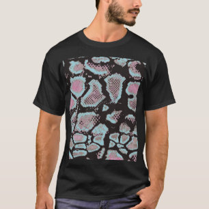Camiseta Padrão de pele animal, design de colheita.