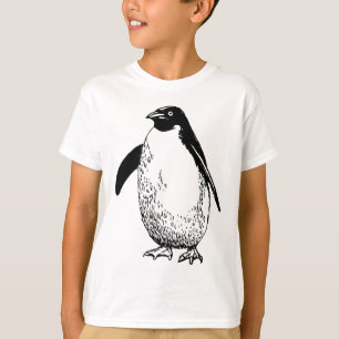 Camiseta Padrão de pinguim