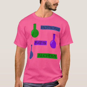 Camiseta Padrão de Poção e Alquimia