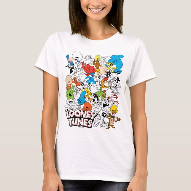 Camiseta PADRÃO DE Pop de Cores DO LOONEY TUNES™ (Frente)