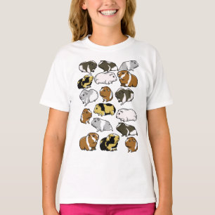 Camiseta Padrão de porco da Guiné
