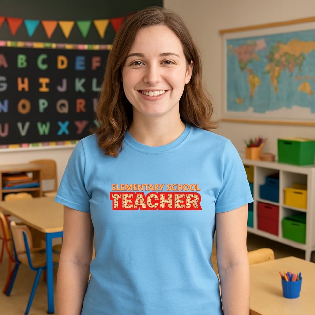 Camiseta Padrão de Professores da Escola Elementar (Criador carregado)
