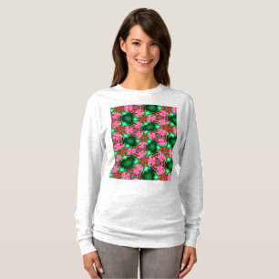 Camiseta Padrão de Rosa do deserto bonito