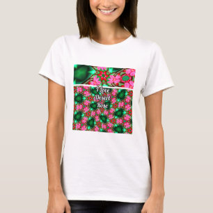 Camiseta Padrão de Rosa do deserto bonito