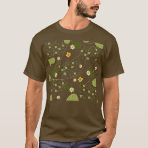 Camiseta padrão de tema do sapo