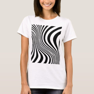 Camiseta Padrão de textura de Impressão de pele zebra-88488