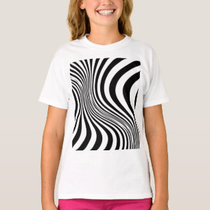 Camiseta Padrão de textura de Impressão de pele zebra-88488