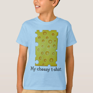 Camiseta Padrão de textura de queijo suíço