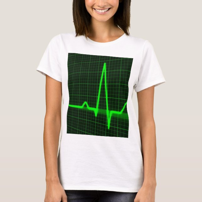 Camiseta Padrão de Traço de Pulso (Frente)