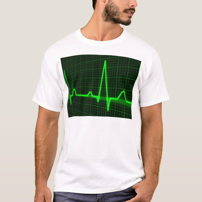 Camiseta Padrão de Traço de Pulso (Frente)