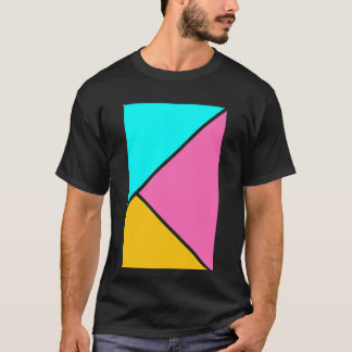Camiseta Padrão de Triângulo Geométrico
