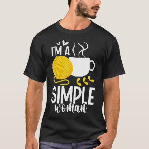 Camiseta Padrão de Tricô em Tear Amante de Fio Artista de F