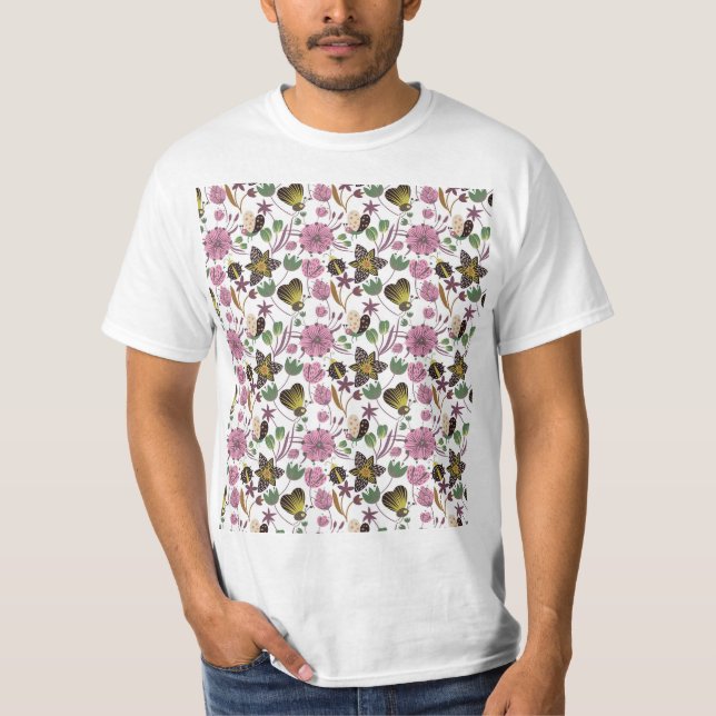 Camiseta Padrão de Verão (Frente)