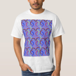 Camiseta Padrão de Verão Colorido